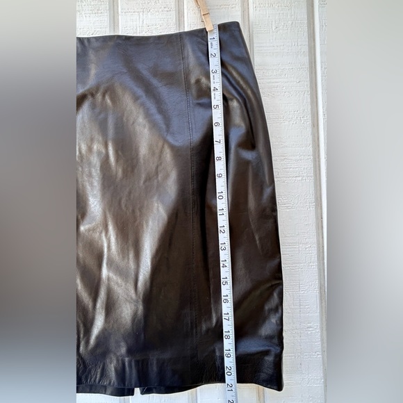 Talbots Petites Brand Women’s Leather Pencil Skirt‎ Size 4P - Picture 9 of 9